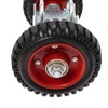 2 Pack Rolling Gate Heavy-Duty Rubber Wheel Carrier, Double-U Bolts