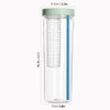 FRLUYNG Water Bottle with Fruit Container, 700 ml, Water Bottle