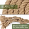 Manila Rope 1.5in x 50ft,Natural Thick Rope,Large Decorative Hemp Ropes