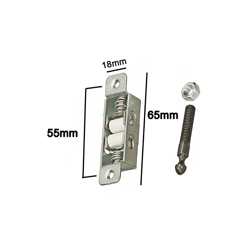 SPARES2GO Door Roller Catch Latch Pin Kit for Falcon Oven/Cooker