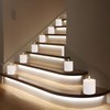 Bilymate White Wax Flameless Candles,Battery Operated LED Pillar Candles with