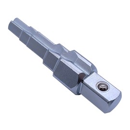 JEUCLEL 1/2 Inch Drive Universal Pagoda Head Valves Joints 5 Step Stepped Radiator Spud Wrench Valves Lugs Repair Tank Connection Removal Tool