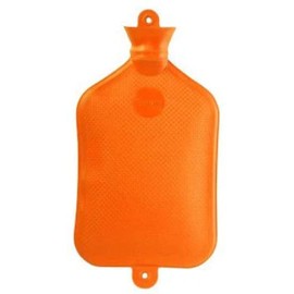 Sanger XXX-Large 3.0 Liter Rubber Hot Water Bottle in Orange- Made in Germany