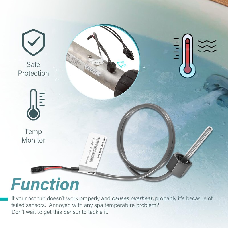2 Pack M7 Temp/Hi Limit Sensor Fit for Balboa Spa