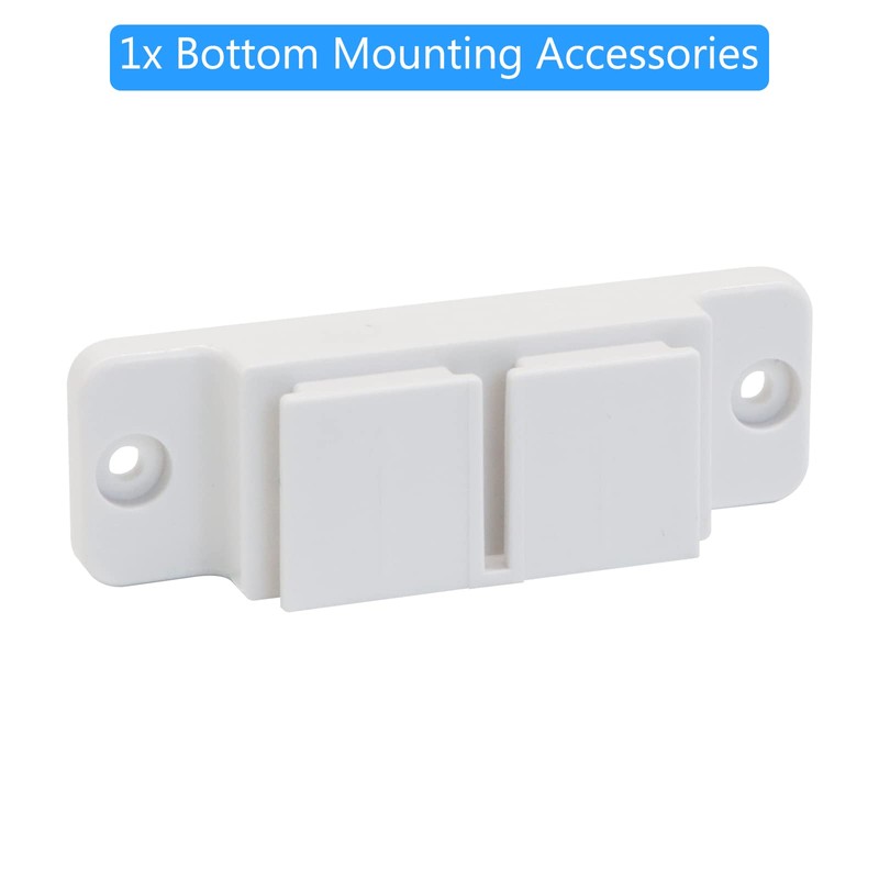 Retractable Mesh Baby Gate Parts (White) Drilling Installation Retractable Pet