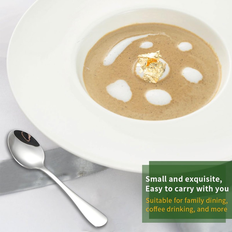 Evanda Tea Spoon, 24 x 14 cm, Stainless Steel Coffee