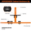 JORGENSEN Cabinet Hardware Jig Tool - Aluminum Alloy & Double