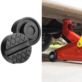 Car Jack Pad, Universal Floor Jack Rubber Pad, Slotted Trolley Jacking Blocks Adapter, Pinch Weld Side Frame Rail Protector for Trolley Jack, Vehicle Lift and Axle Stand