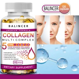 Balincer Type I, II, III, V, X composite collagen peptides for anti-aging and antioxidant