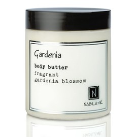 Nabila K Body Butter - Daily Moisturizer for Body Care - Skin Hydrating Deep Moisturizing - Natural Ingredients - Gardenia - 9 oz