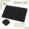BENECREAT 2x1.5m Black Polyester Lining Fabrics, Woven Fusible Interlining Fabric