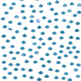 NCB 2880pcs Hotfix Rhinestones Flatback Crystal Rhinestones for Crafts Crafting Clothes Shoes DIY Decorations (Blue Zircon, SS6 2mm)