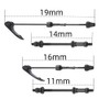 Changyeah 2 Pcs Quick Release Bike Skewer Front/Rear Wheel, 160mm/190mm
