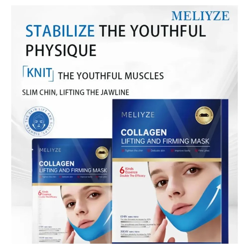 Cintas De Estiramiento Facial De 5 Piezas, Kit De Contorno