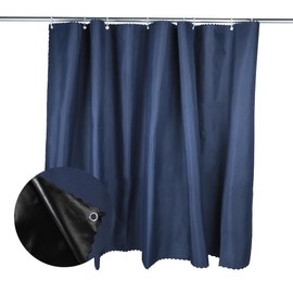 JNGUOSICN Bottom Bunk Bed Curtain Student Dormitory Blackout Bed Curtain Privacy Bed Shading Mosquito Curtain Cabin Bunk Bed Tent Canopy Mosquito Protection Net Removable Curtain Shading Net (Navy)