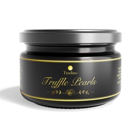 Tradino Premium Black Truffle Pearls – Gourmet Finishing Pearls from Spain, Exquisite Culinary Delight, Perfect for Enhancing Dishes, 2.82 Oz