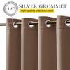 NICETOWN 2 Panels Weighted Blackout Curtains Patio Waterproof Outdoor Curtains,