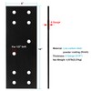 eoere 2 PCS Flat Splice Plate Bracket for 8x8 Lumber,