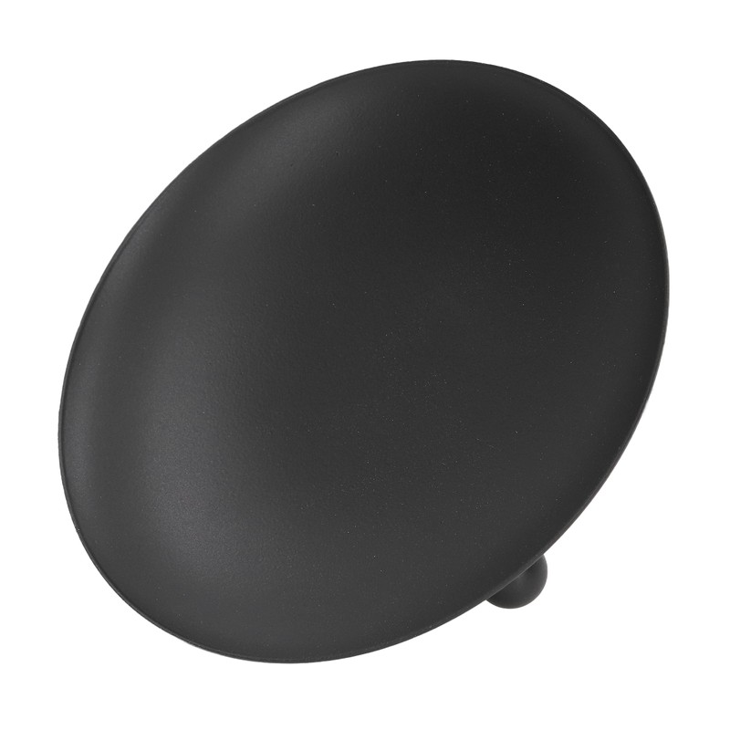 4pcs Iron Plate Candle Holder Retro Modern Round Black Matte