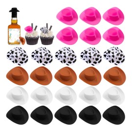 120 Mini Sombreros Vaqueros Para Fiestas Decoración
