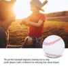 Cowhide Recreational Use Practice Baseballs, Reduced Impact Kids Safety Baseballs
