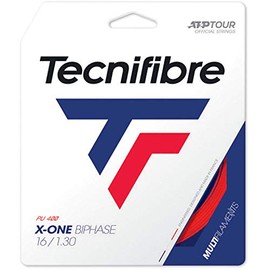 Tecnifibre X-One Biphase Tennis String Red (16G Red)