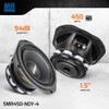 PRV AUDIO 5MR450-NDY-4, 5 Inches Midrange Speaker, High End Neodymium