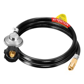 GasSaf 6FT Propane Regulator Hose with Adapter for Blackstone 17/22-inch Table Top Griddles, Replacement Parts Connect to 5-40 lb Propane Tank