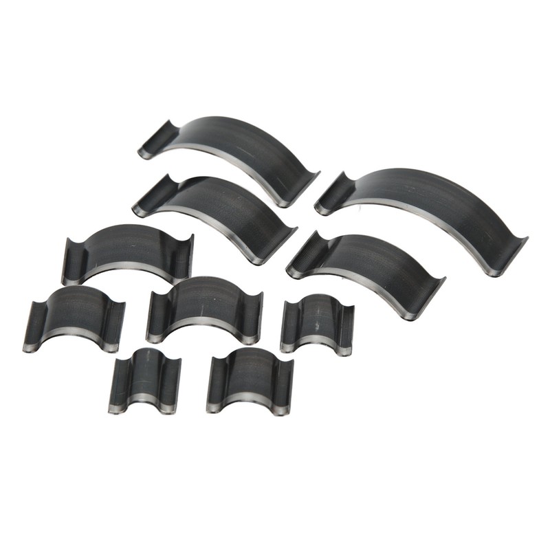 10pcs Leather Punch Incisive Thick Shallow Circle Shape High Carbon