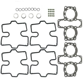 SHTLYH Complete Full Engine Gasket Set Fit for Honda VF700/750 84-85 Magna Sabre Top Bottom