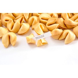 Custom Fortune Cookies - 500 cookies - Gourmet Vanilla flavor - Your Message Inside