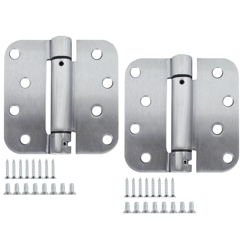 Design House Self Closing Interior/Exterior Door Hinges, 4 Inch x
