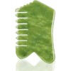 Multipurpose Jade Green Handmade Massage Comb Full Relaxing Massage Scalp