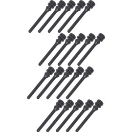 Audiofan Anti-Vibration Rubber Bush, Rubber Anti-Vibration Mount, For PC Cases, For Fixing Fans, Cooling Fan Mount, Anti-Vibration, Approx. 1.7 inches (43 mm), Set of 20