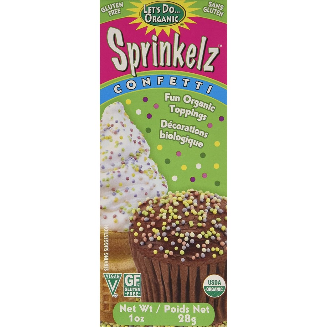 Let's Do Organic Sprinkelz Organic Confetti, Gluten Free, 1-ounces (Pack of12)