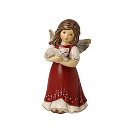 Goebel Angel Figurine Cuddly Time – Heavenly Messenger Christmas Bordeaux