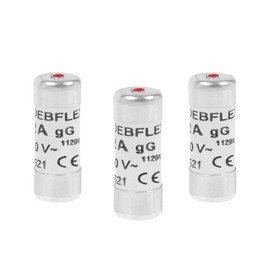 Debflex 715396 3 Fuses with Indicator 10.3 x 25.8 mm 16 A, 250 V