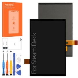 Screen for Steam Deck Screen Replacement for Steam Deck LCD Screen Anti-Glare LCD Display Digitizer Assembly Repair Parts