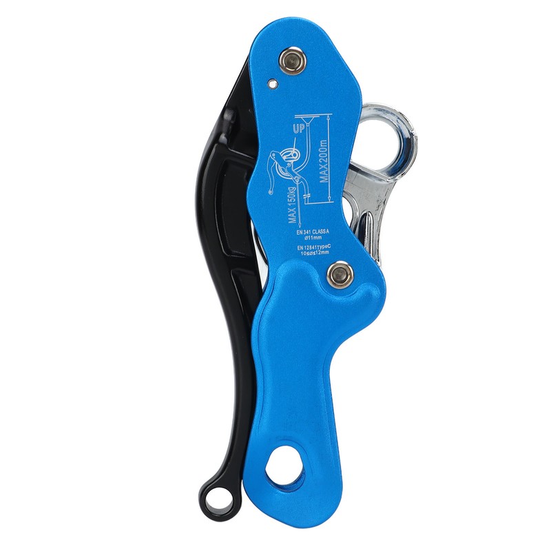 Self Braking Stop Descender Aluminium Alloy 150kg Bearing Capacity Hand