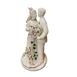 CBE Marketplace 50th Wedding Anniversary Porcelain Figurine to Celebrate 50 Years Together