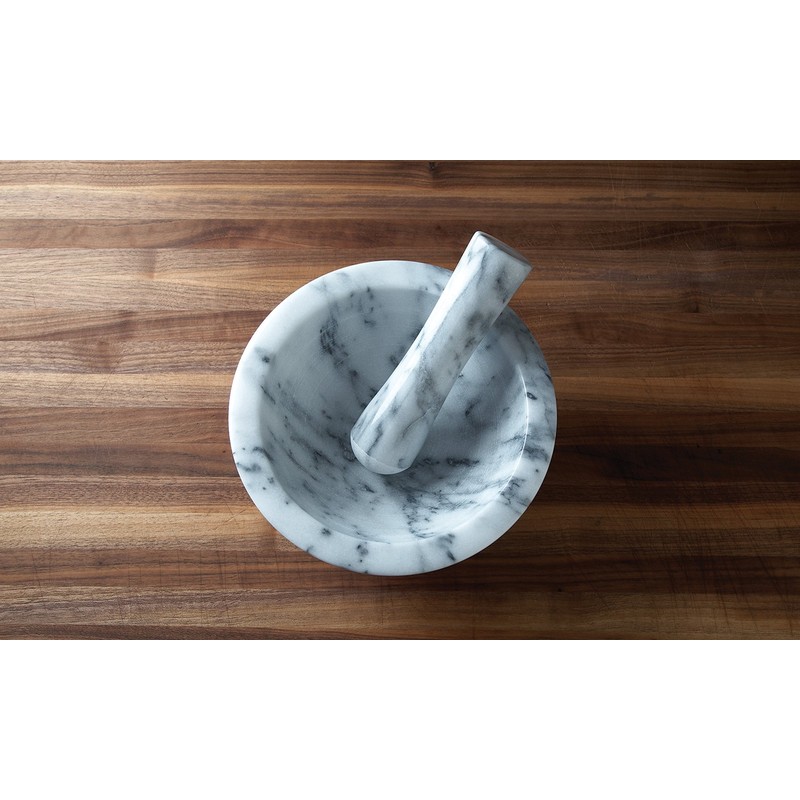 Fox Run Large Marble Mortar and Pestle