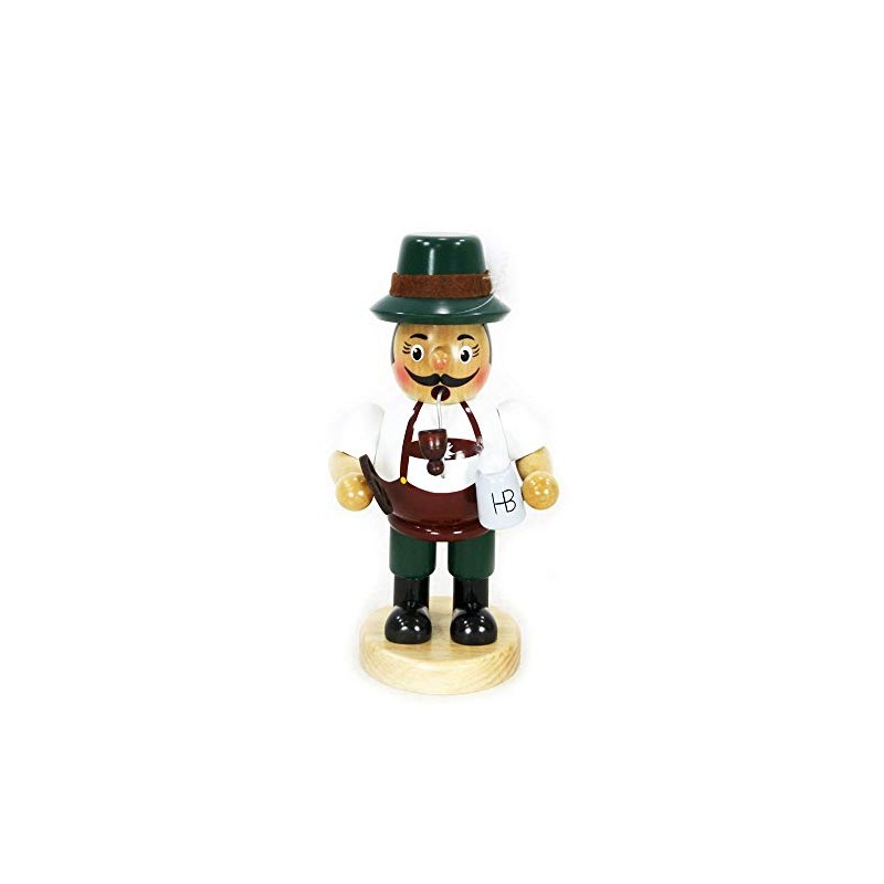 Wichtelstube-Kollektion Wooden Incense Smoker Figurine Bayer Medium Bulbous 8 x