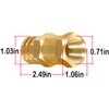 Manicar Boomless Spray Nozzle 1/2" FPT #10 Orifices (90° &