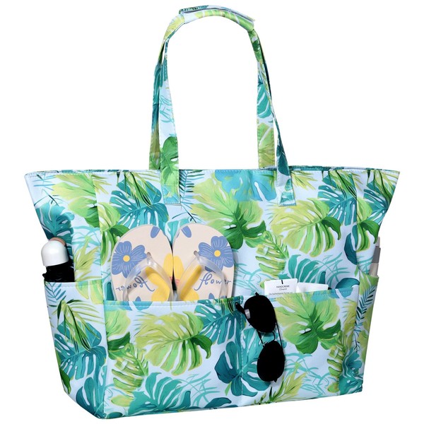 Raveparty Große Strandtasche für Damen, große Strandtasche, große Strandtaschen mit