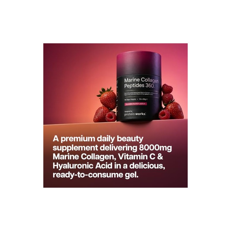 Protein Works | Marine Collagen Peptides 360, Summer Fruits, 14