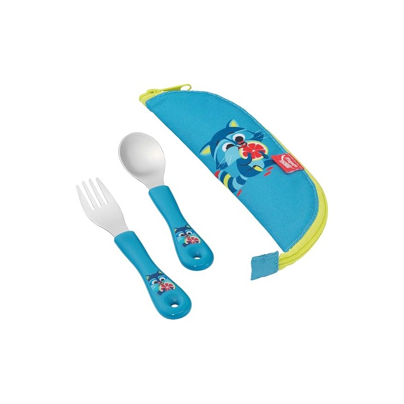 Maped PICNIK - Miniz Washbear Cutlery Set 3-Piece Fork +