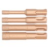 4PCS Brazed Hole Saw Kit Triangle Shank Tile Hole Opener