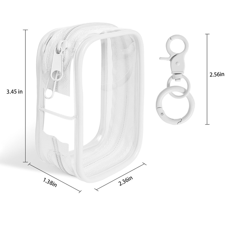 Tandoler PVC Multifunction Organizer: Earbud Case, Blind Box Doll Transparent