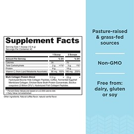Ancient Nutrition Hydrolyzed Collagen Peptides Powder, Cold Brew Multi Collagen Protein for Women and Men, 40 Servings, Supports Skin and Nails, Gut H