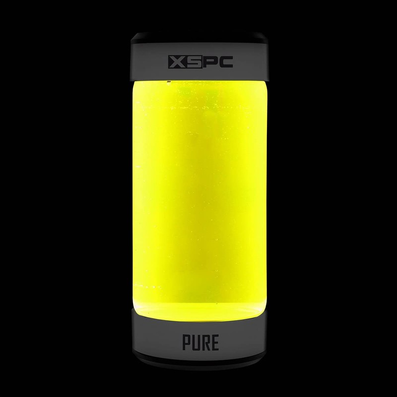 XSPC Pure Premix Distilled PC Coolant, 1 Liter, UV Yellow,
